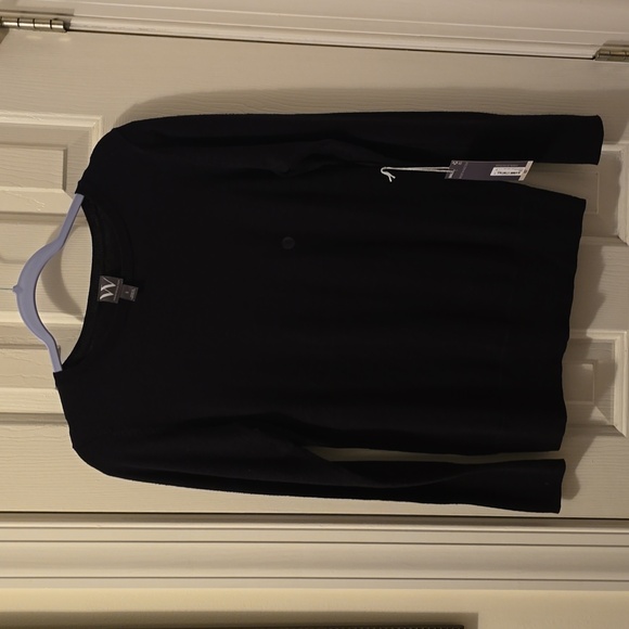 WORTHINGTON BRAND WOMEN'S BLACK PULLOVER CREWNECK SWEATER SIZE SMALL - Picture 2 of 15